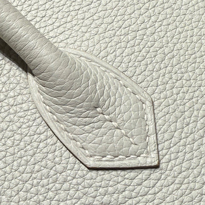 HM バーキン 25cm ホワイト トゴレザー シルバー金具 237490