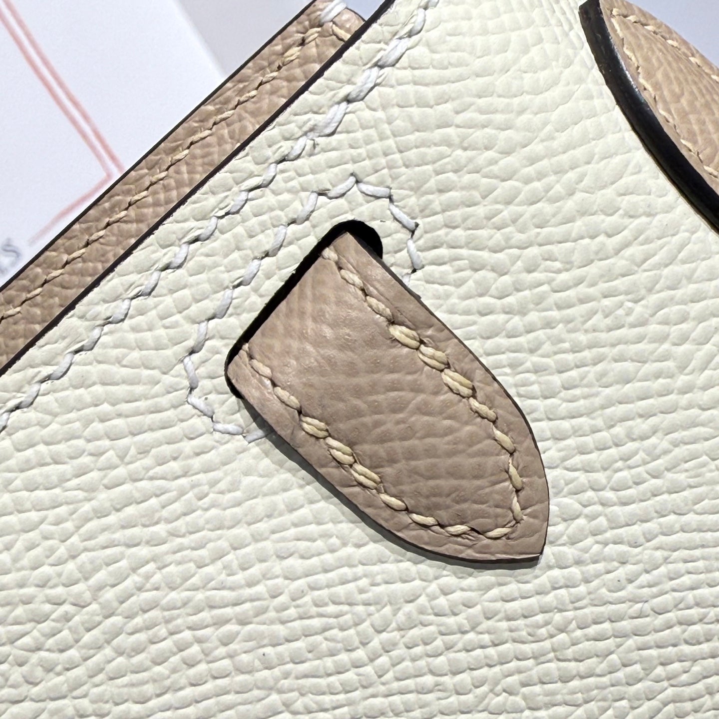 Mini Kelly HM 19 Beige Epsom 243130