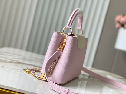 カプシーヌ BB 27 ピンク トリヨンレザー ゴールド金具
