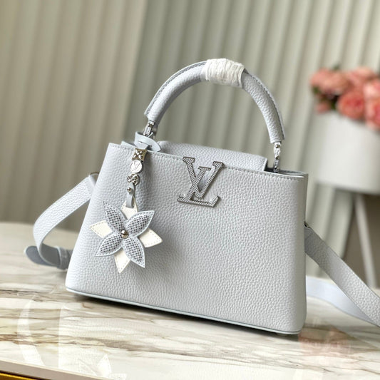CAPUCINES BB 27 EN GRIS CHROME QUINCAILLERIE ARGENT TAURILLON