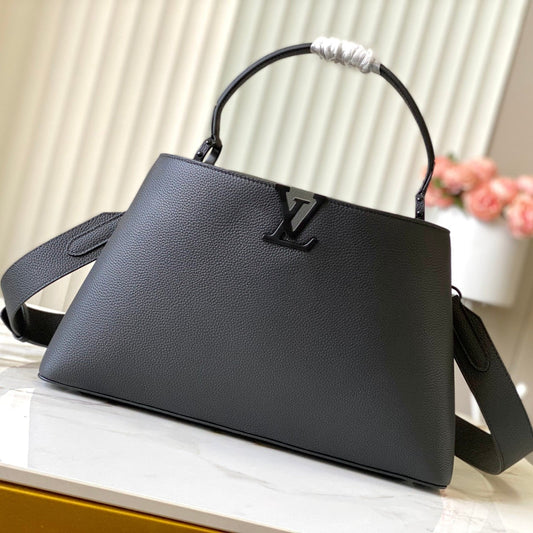 CAPUCINES GM SOUPLE 38 EN TAURILLON NOIR