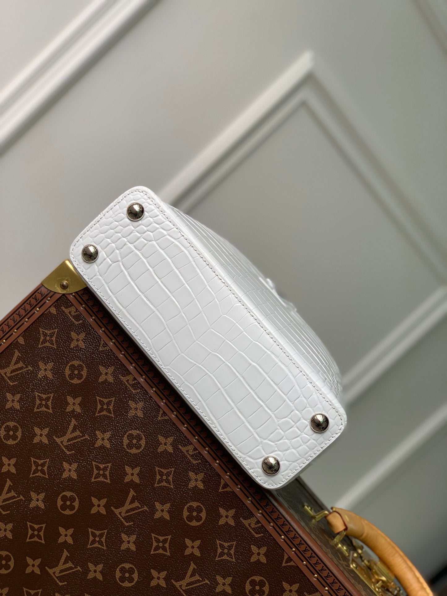 CAPUCINES BB 27 BLANC TAURILLON ARGENT QUINCAILLERIE