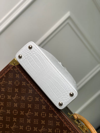 CAPUCINES BB 27 BLANC TAURILLON ARGENT QUINCAILLERIE