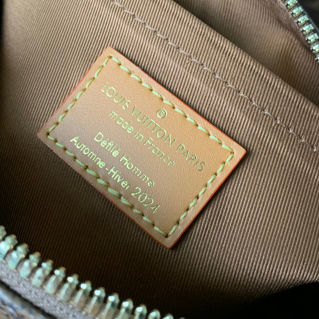 Sac bandoulière LV Keepall 25 marron monogrammé