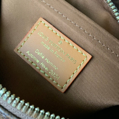 Sac bandoulière LV Keepall 25 marron monogrammé