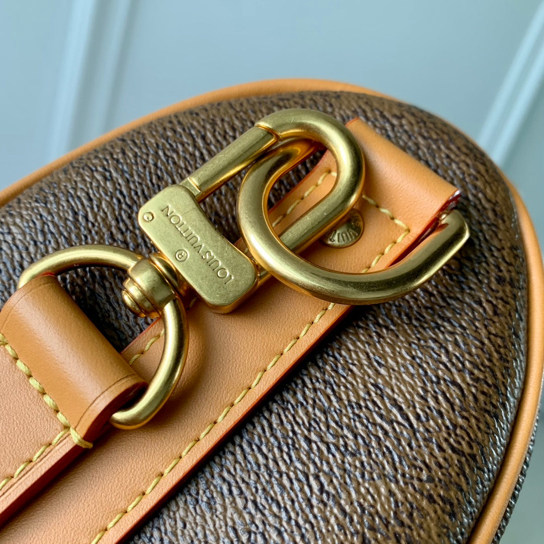 Sac bandoulière LV Keepall 25 marron monogrammé