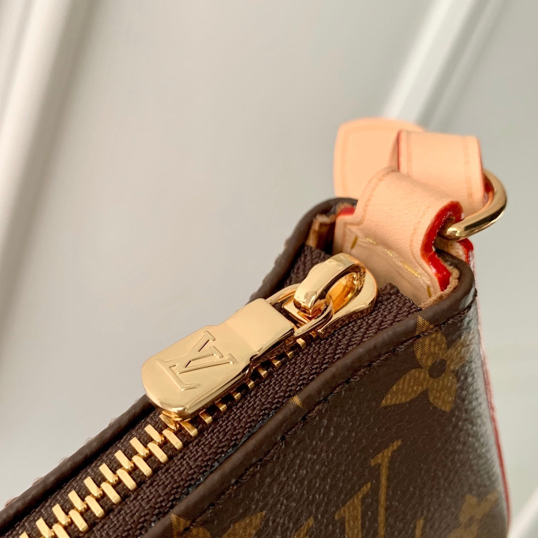 Lv ポシェット ティレット 22 ブラウン モノグラム