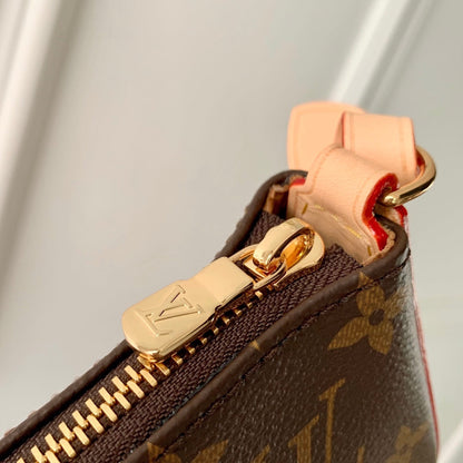 Lv ポシェット ティレット 22 ブラウン モノグラム