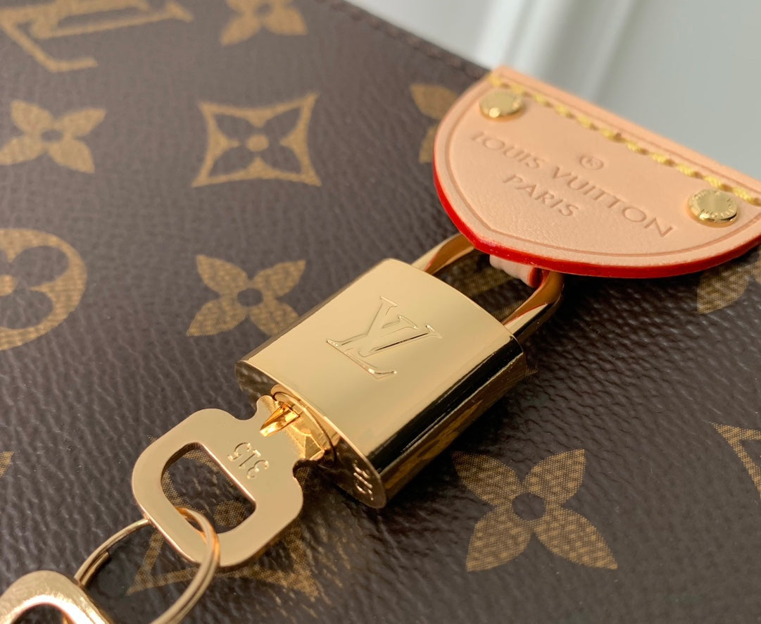 Lv ポシェット ティレット 22 ブラウン モノグラム
