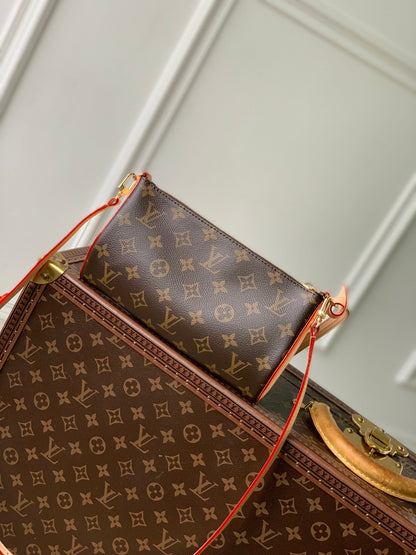 Lv ポシェット ティレット 22 ブラウン モノグラム