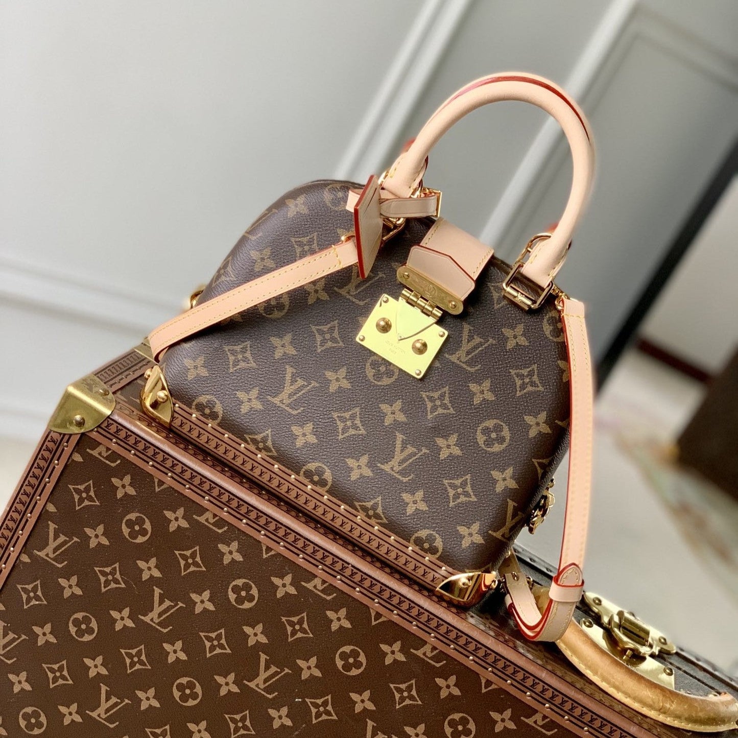 Malle LV Alma 26 Marron Monogram