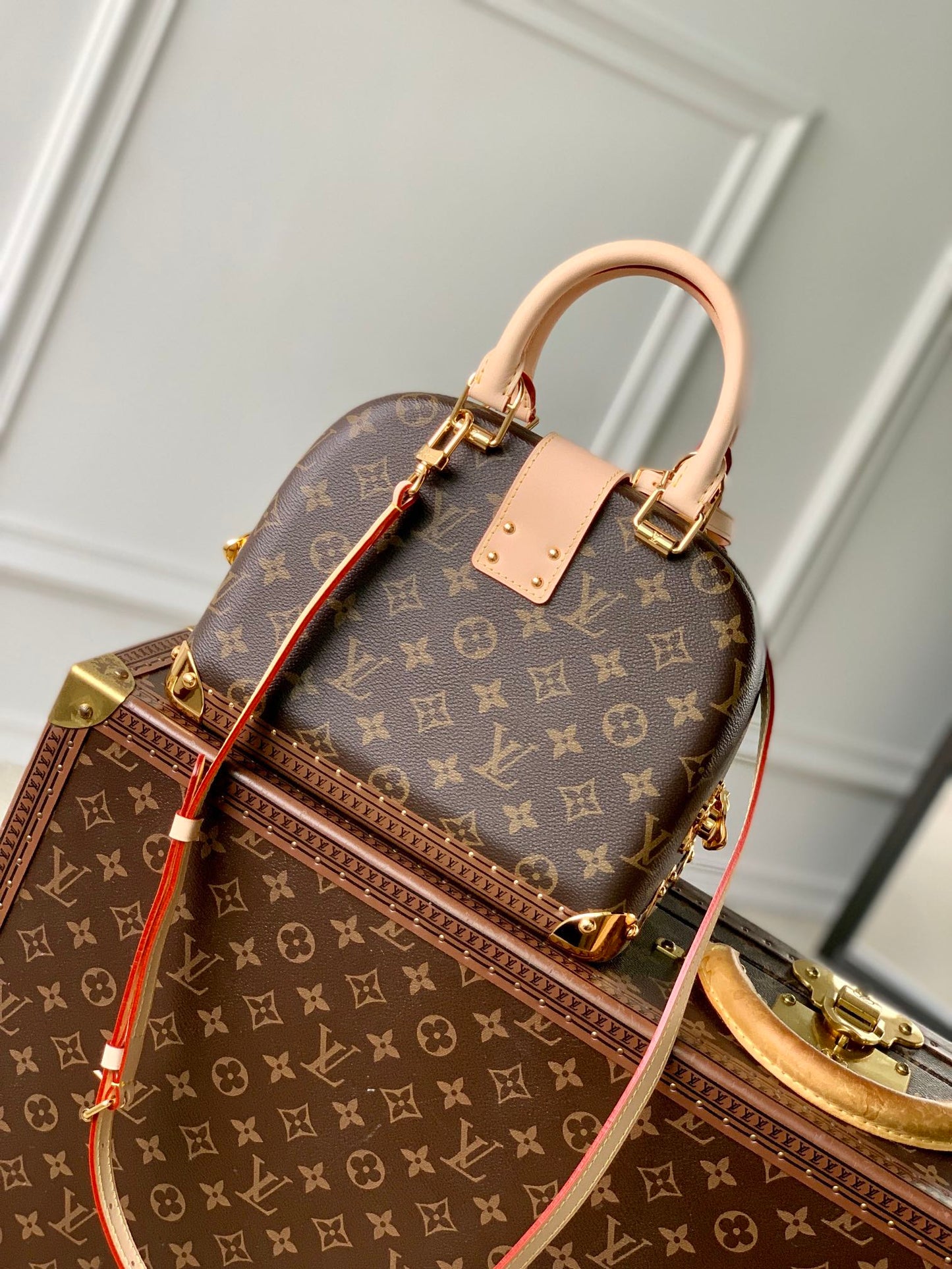 Malle LV Alma 26 Marron Monogram