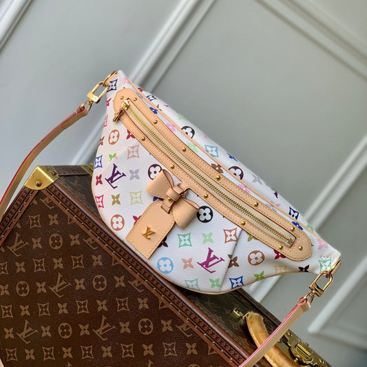 HAUT DE GAMME 38 EN TOILE MONOGRAMME MULTICOLORE