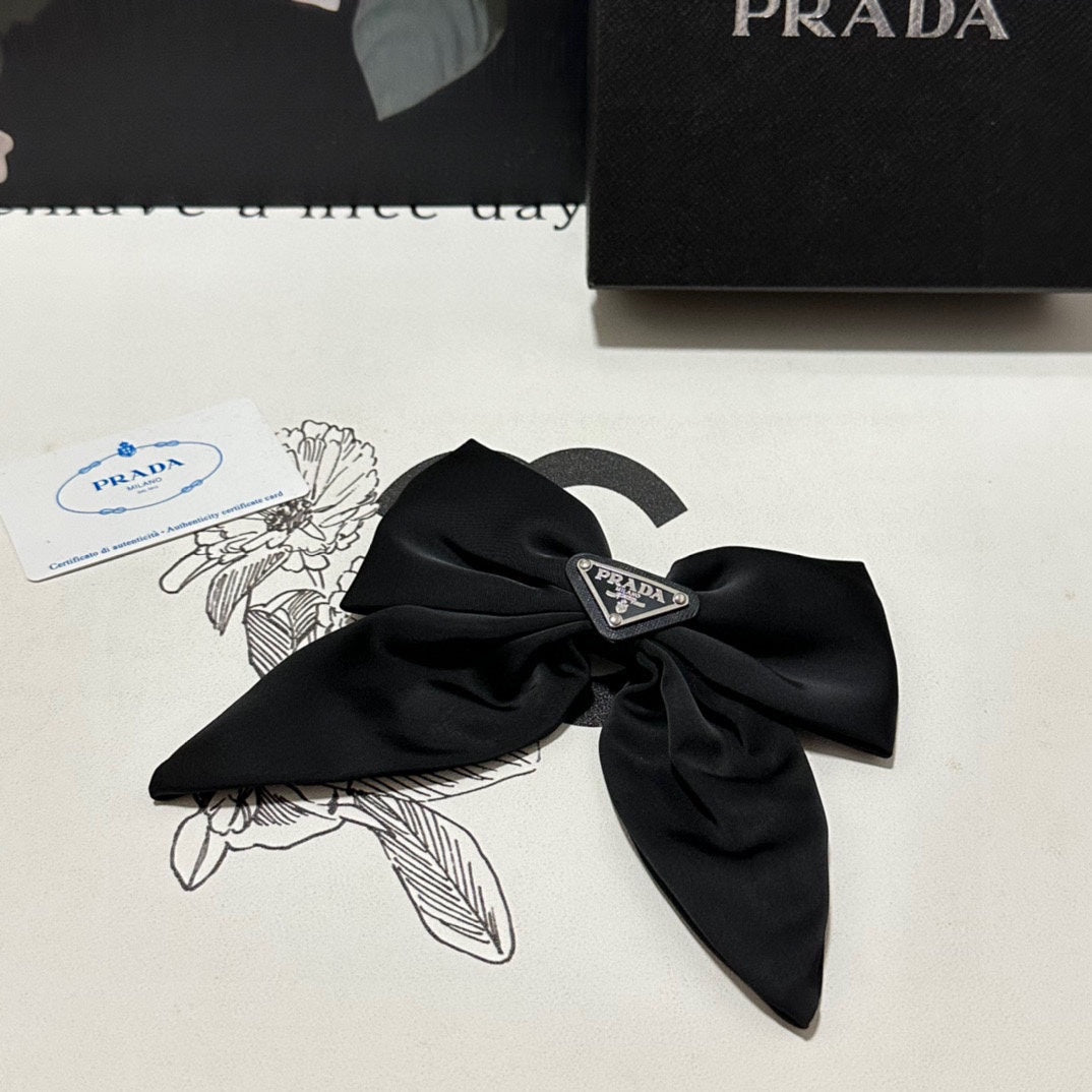 PINCE À CHEVEUX NŒUD EN SOIE NOIRE 358295