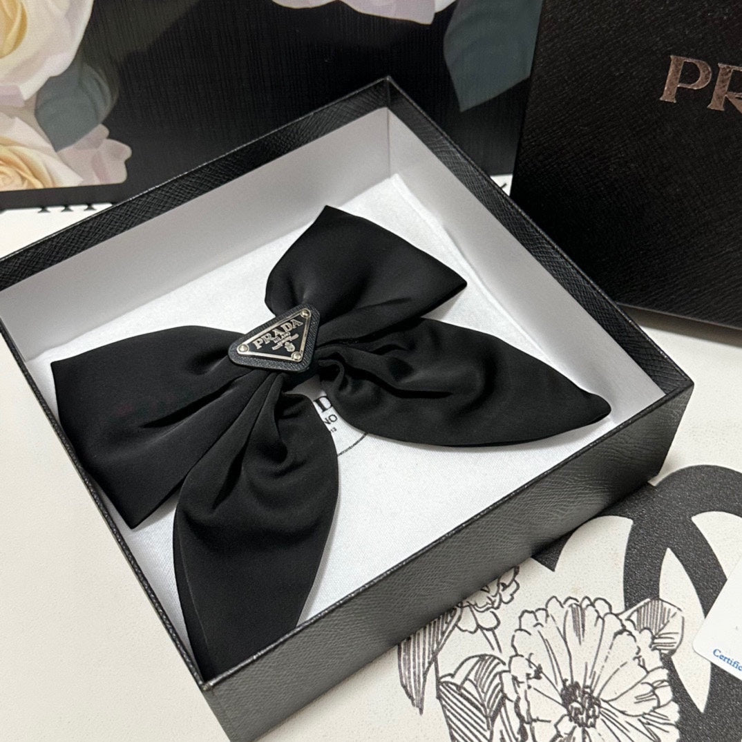 PINCE À CHEVEUX NŒUD EN SOIE NOIRE 358295