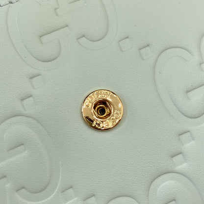 コンチネンタルウォレット 19インチ ミントグリーン エンボスカーフスキン ゴールド金具