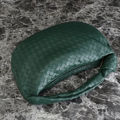 petit jodie 48 en cuir d'agneau vert foncé