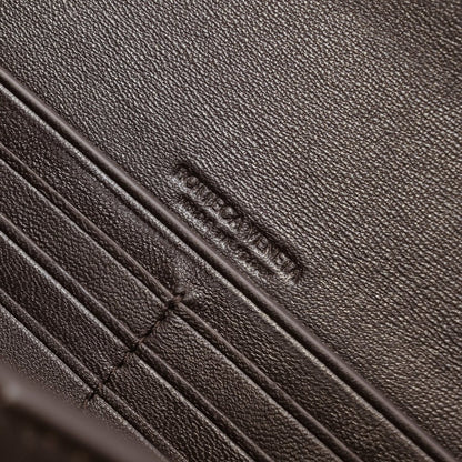 Pochette longue BV Andiamo avec poignée 31 cm en cuir de veau fondant GHW 