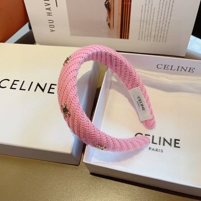 BANDEAU EN LAINE ROSE VIF 402915