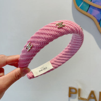 BANDEAU EN LAINE ROSE VIF 402915