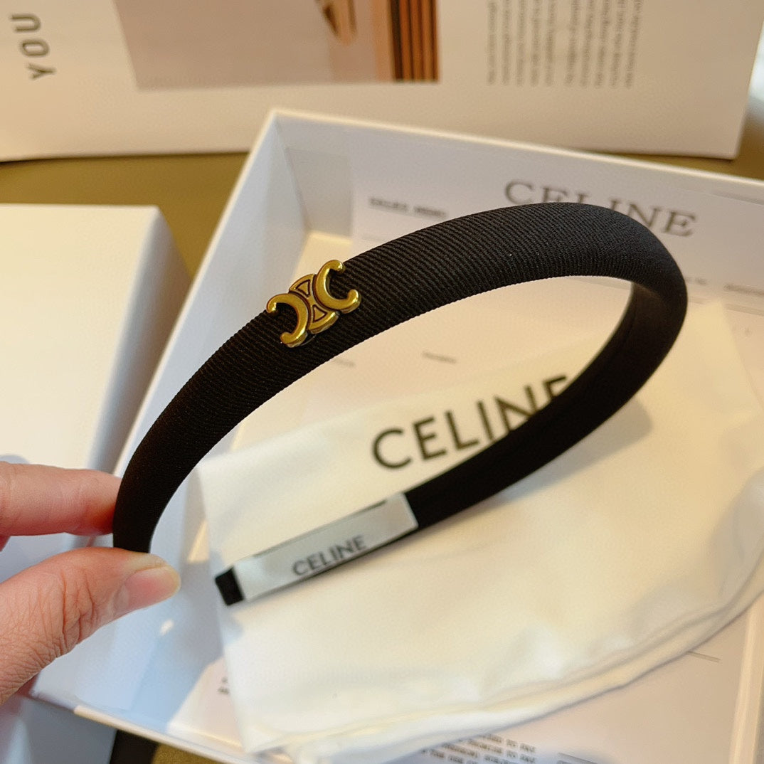 BLACK FABRIC HAIRBAND 425458