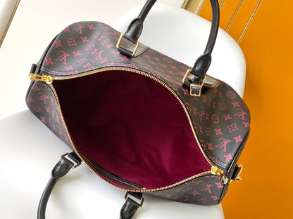 KEEPALL BANDOULIERE 45 ブラックモノグラムトメットキャンバス