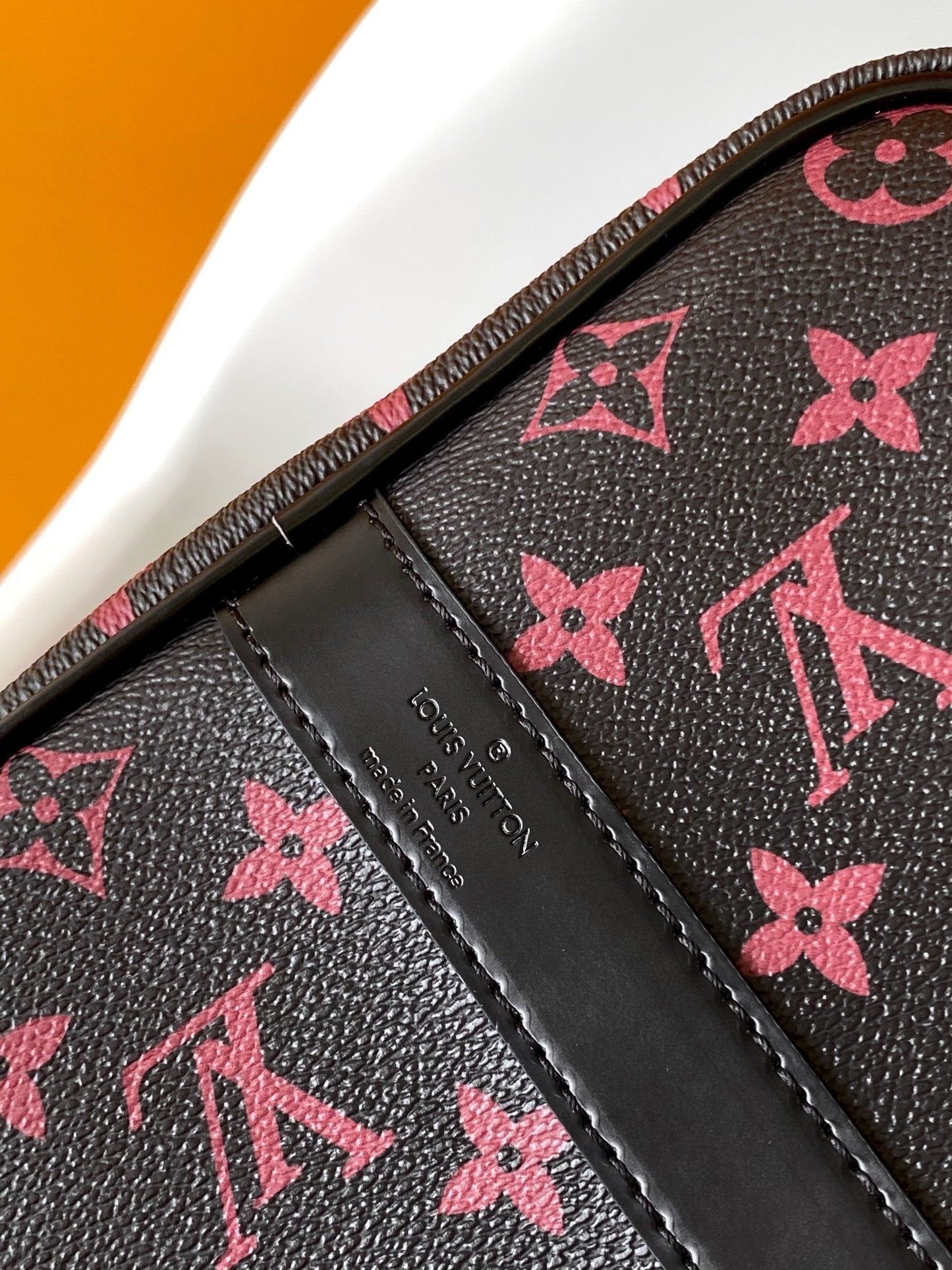 KEEPALL BANDOULIERE 45 ブラックモノグラムトメットキャンバス