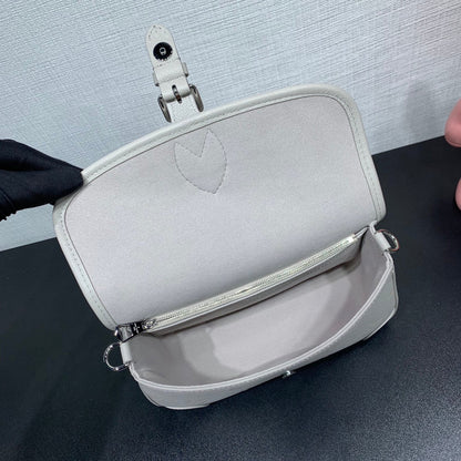 Sac à main LV Diane Brume en toile monogrammée grise 205493