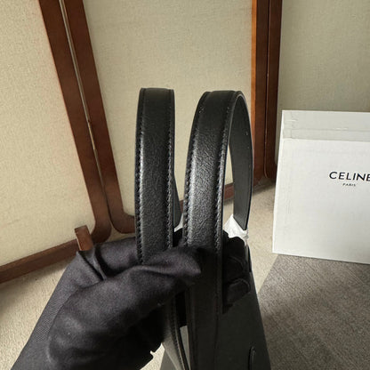 CABAS ANAÏS MOYEN CUIR TRIOMPHE 54 EN CUIR DE VEAU GRAINÉ NOIR