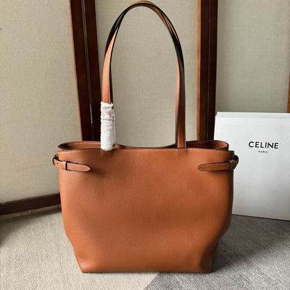 CABAS ANAÏS MOYEN CUIR TRIOMPHE 54 EN CUIR DE VEAU GRAINÉ BRONZE