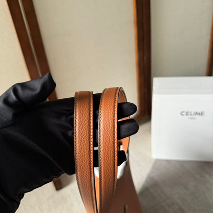 CABAS ANAÏS MOYEN CUIR TRIOMPHE 54 EN CUIR DE VEAU GRAINÉ BRONZE