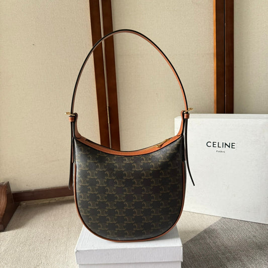 PETIT SAC HÉLOÏSE CUIR 22 EN TOILE NOIRE TRIOMPHE