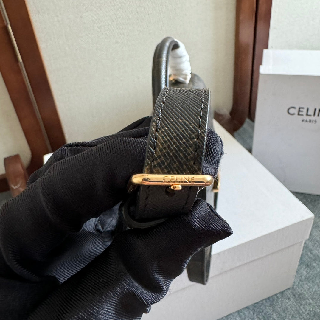 ティーン ニノ バッグ 20インチ ブラック トリオンフ キャンバス ゴールド金具