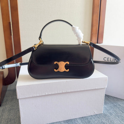 セリン ティーン ローラ 20 ブラック カーフスキン