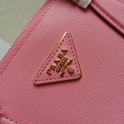 SAC PRA GALLERIA 28 EN CUIR SAFFIANO ROSE CLAIR