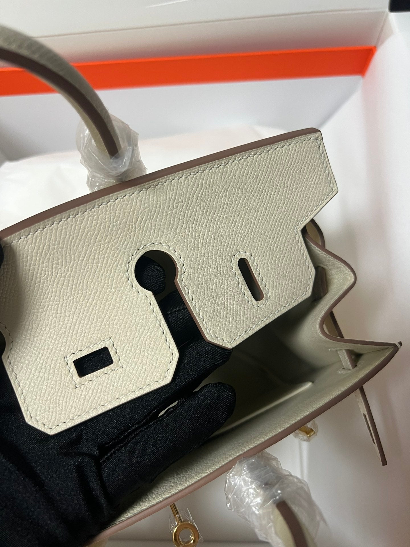 HM バーキン セリエ クリームエプソムレザー ゴールド金具