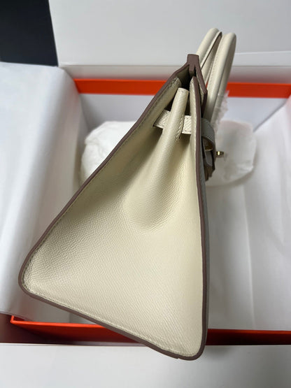 HM バーキン セリエ クリームエプソムレザー ゴールド金具