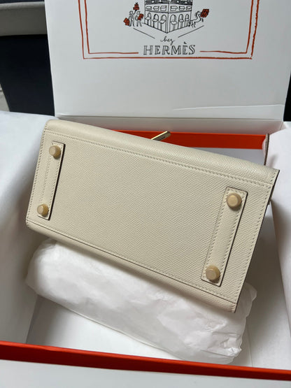 HM バーキン セリエ クリームエプソムレザー ゴールド金具
