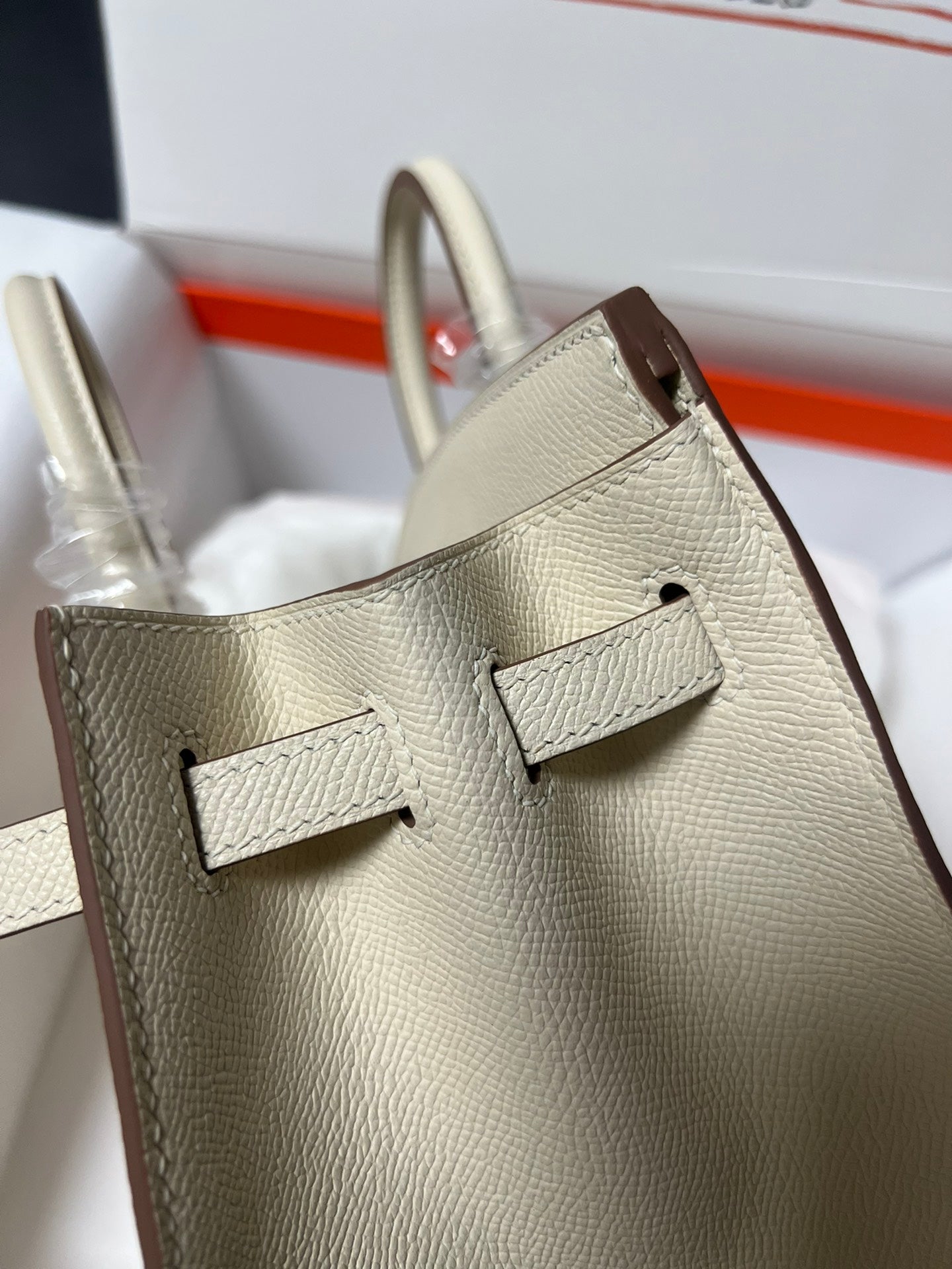 HM バーキン セリエ クリームエプソムレザー ゴールド金具