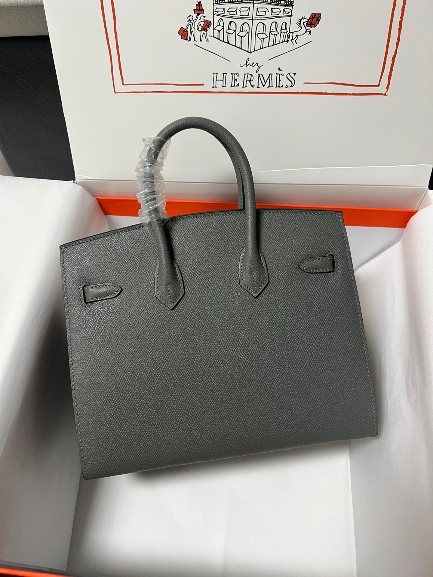 HM BIRKIN SELLIER FILLE ETAN CUIR EPSOM QUINCAILLERIE DORÉ