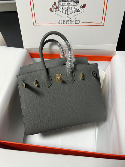 HM BIRKIN SELLIER FILLE ETAN CUIR EPSOM QUINCAILLERIE DORÉ