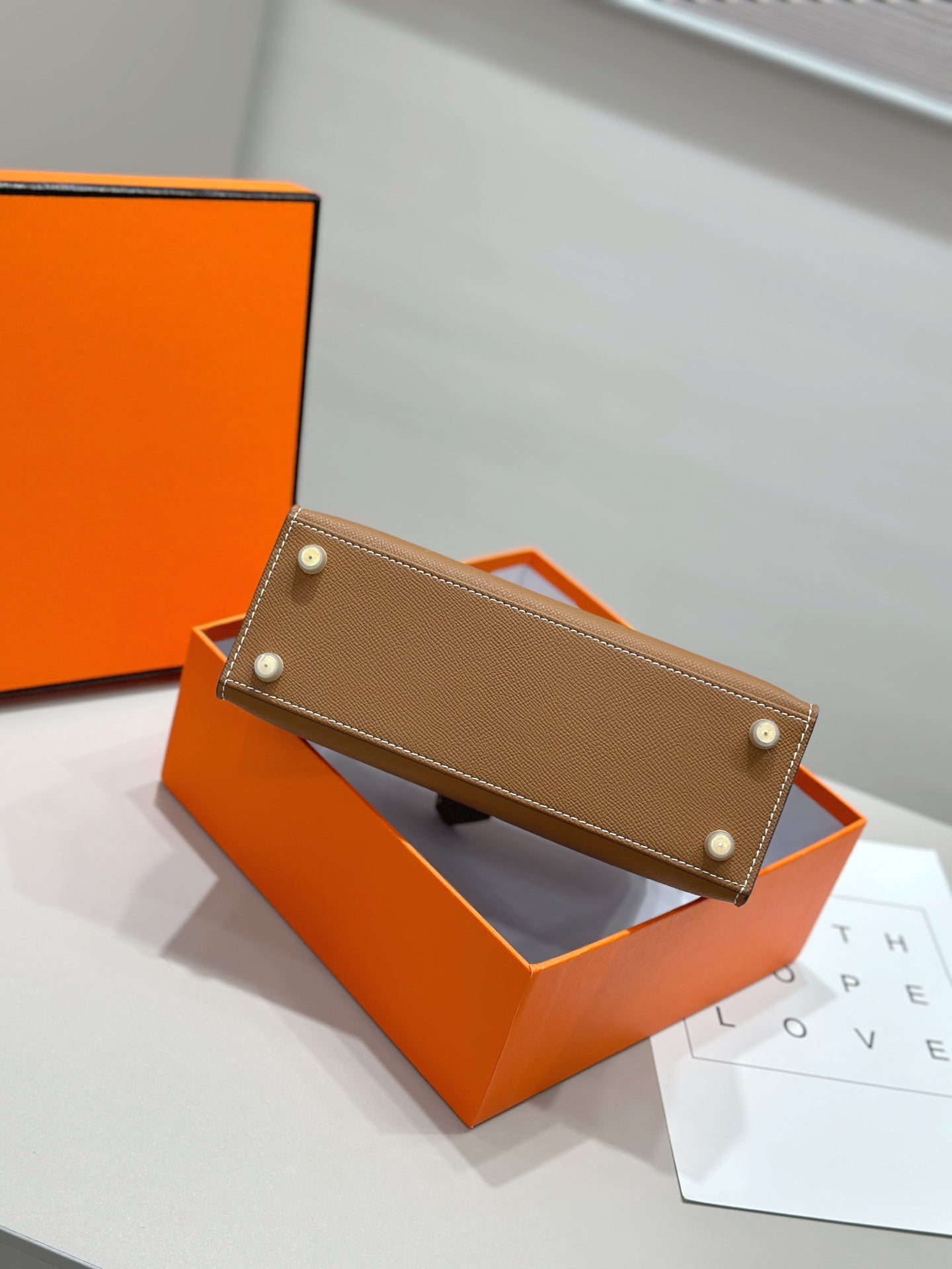 HM ケリー 25cm ゴールドエプソムレザー ゴールド金具