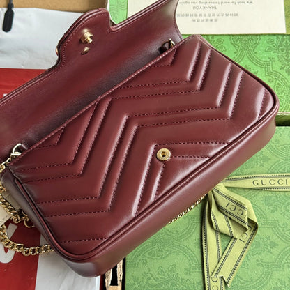 GGマーモント 26cm チェリーレッド カーフスキン ゴールド金具