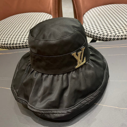 CHAPEAU BUCKET EN COTON NOIR 404526 