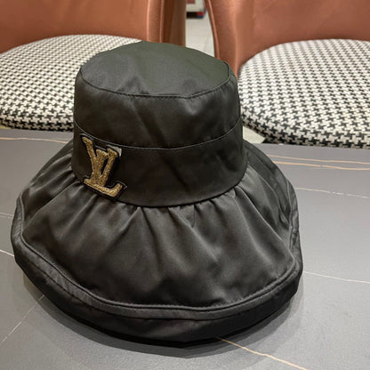 CHAPEAU BUCKET EN COTON NOIR 404526 