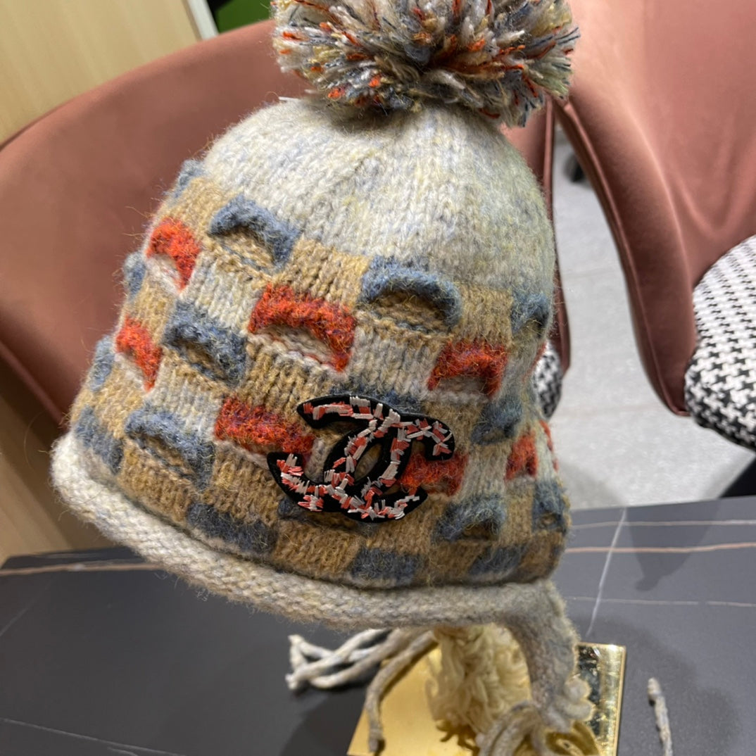 BONNET EN LAINE TRICOTÉ COLORÉ 425766 