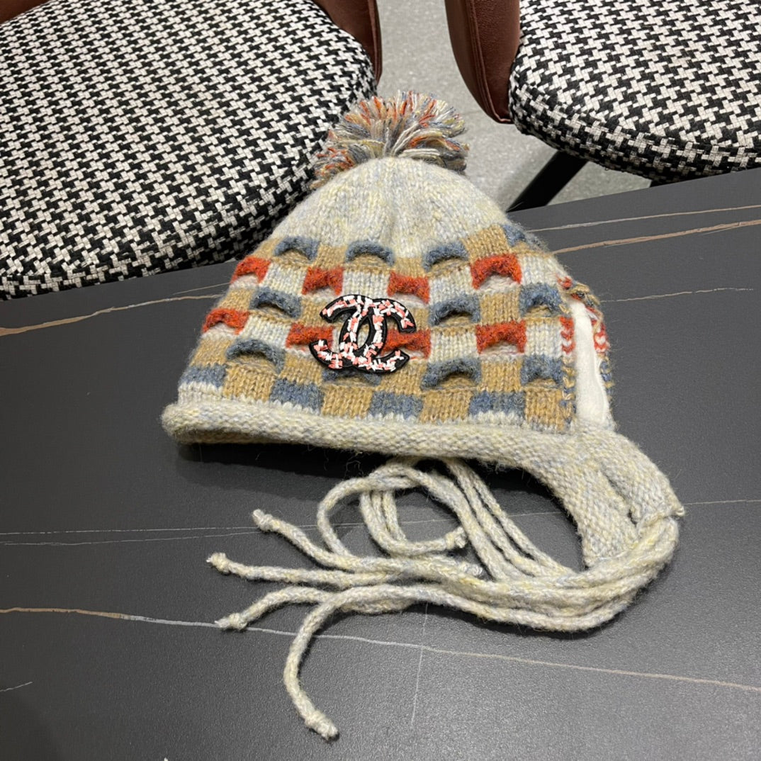 BONNET EN LAINE TRICOTÉ COLORÉ 425766 