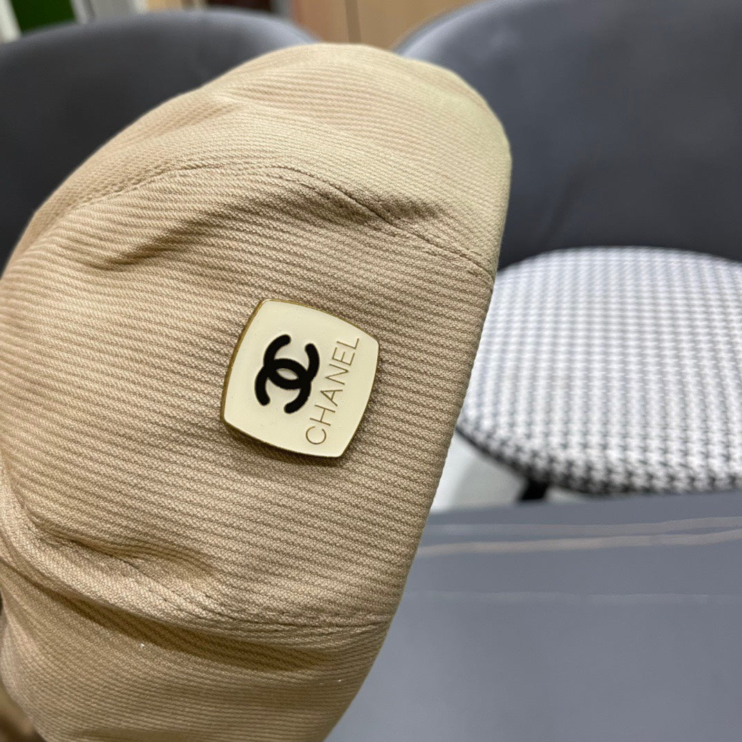 BÉRET EN VELOURS CÔTELÉ MARRON CACAHUÈTE 429843 