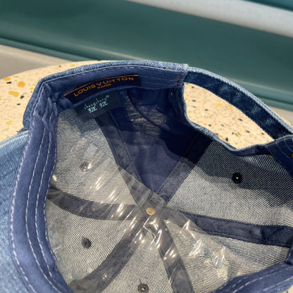 CASQUETTE DE BASEBALL EN DENIM BLEU CLASSIQUE 433085 