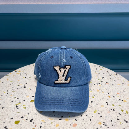 CASQUETTE DE BASEBALL EN DENIM BLEU CLASSIQUE 433085 